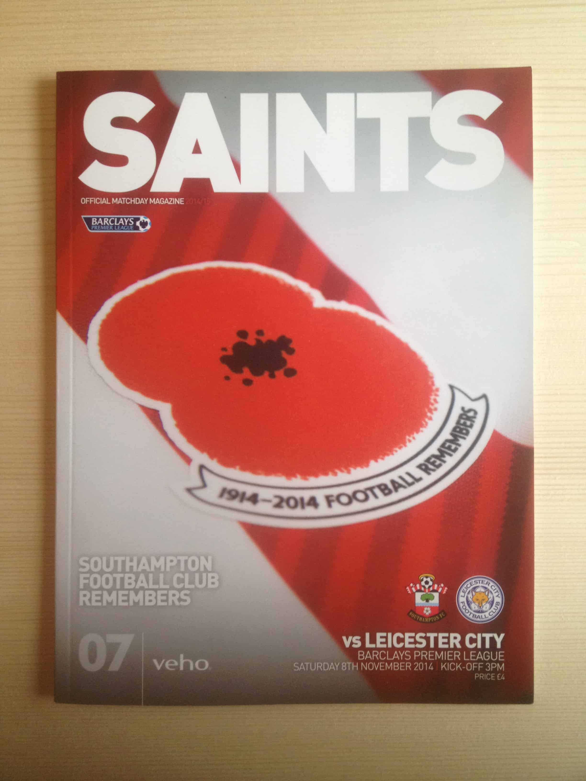 Southampton FC v Leicester City FC